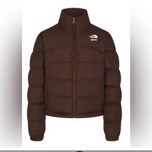 Skims north face brown puffer